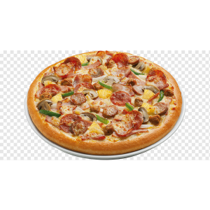 B.B.Q chicken pizza