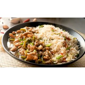 Fried Rice with Chicken Mogolian