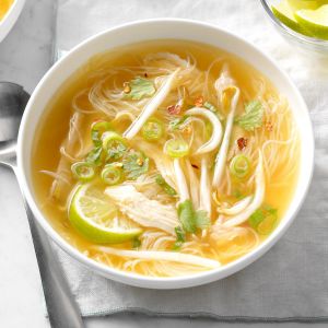 Thai Chicken Noodles Soup 